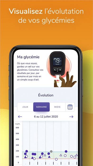 Gluci-Chek: diabète & glucides Capture d'écran de l'application