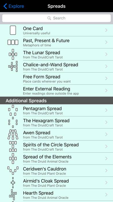 DruidCraft Tarot App screenshot #3