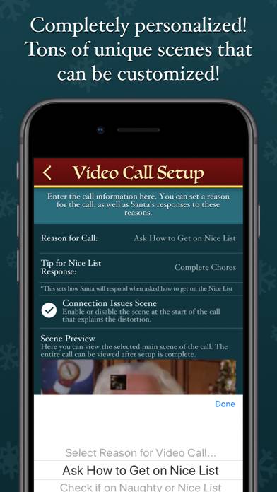 Speak to Santa™ Christmas Call App screenshot