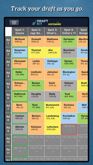 Fantasy Hockey Draft Kit '24 App screenshot