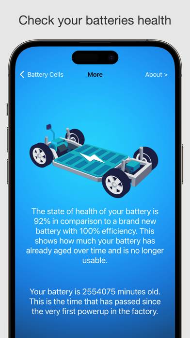 My Zoe Battery info App Captura de pantalla de la aplicación