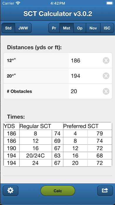 SCT Calculator 3 screenshot