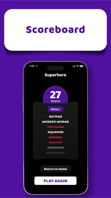 Adult Charades skärmdump av spelet