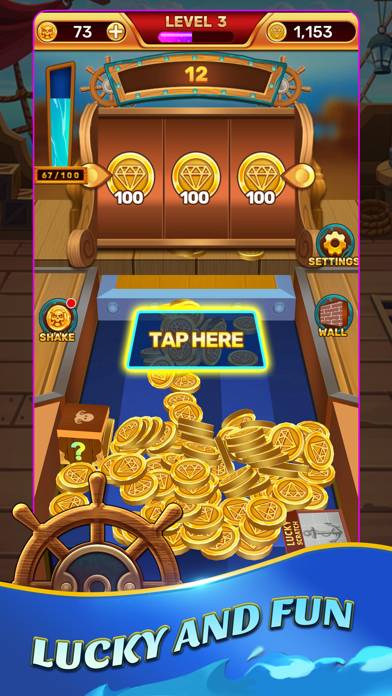 Lucky Pusher:Coin Drop game screenshot