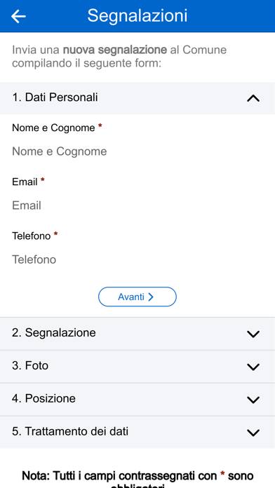 Grosio Smart Schermata dell'app
