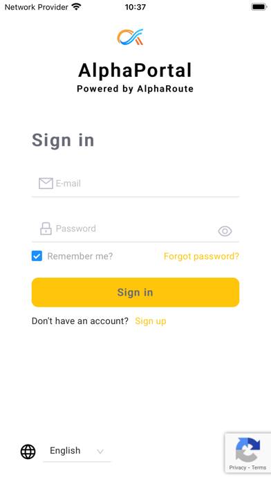 AlphaPortal App screenshot