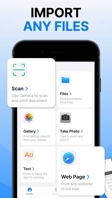 Smart Drucker App-Screenshot