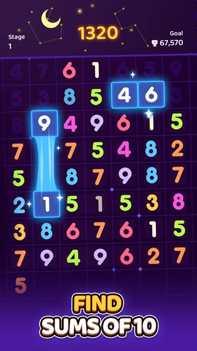 Number Master: Ten Pair Puzzle capture d'écran du jeu