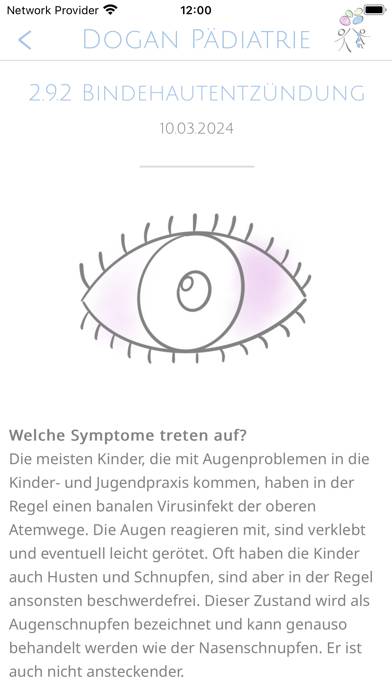 Dogan Pädiatrie App-Screenshot