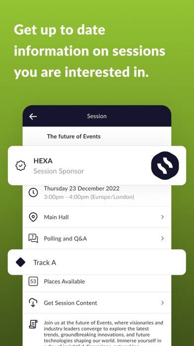Easyfairs Nordics App skärmdump