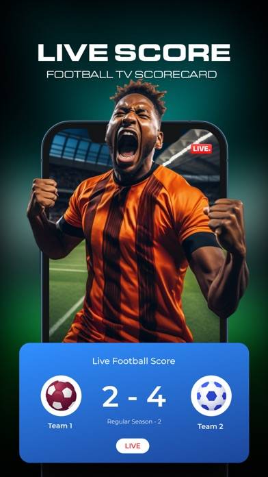 Live Football TV: Streaming HD immagine dello schermo