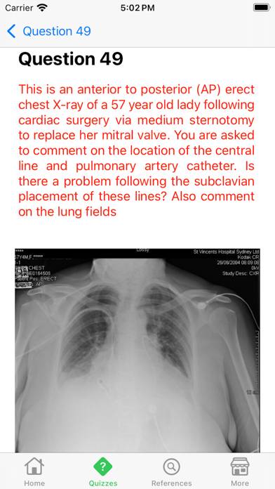 X-Ray Interpretation Guide Captura de pantalla de la aplicación