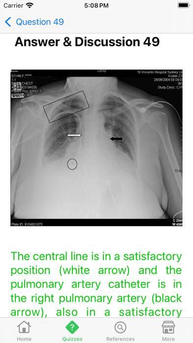 X-Ray Interpretation Guide Captura de pantalla de la aplicación