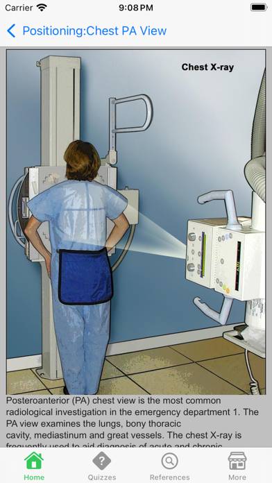 X-Ray Interpretation Guide Captura de pantalla de la aplicación