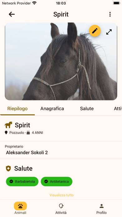 PawsPet Schermata dell'app