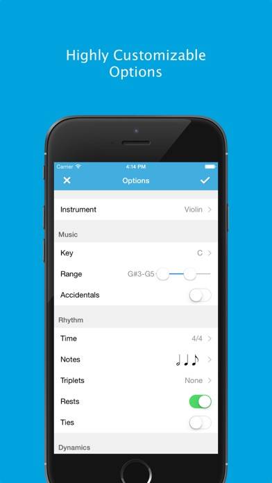 Sight Reading Machine Schermata dell'app #3