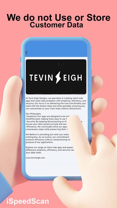 ISpeedScan App screenshot