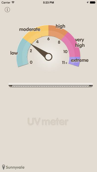 UVmeter Schermata dell'app #3