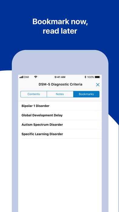 DSM-5 Diagnostic Criteria Captura de pantalla de la aplicación #4