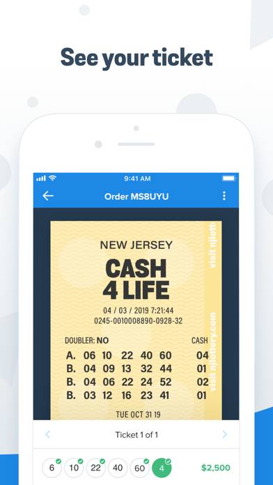 Jackpocket Lottery App App screenshot