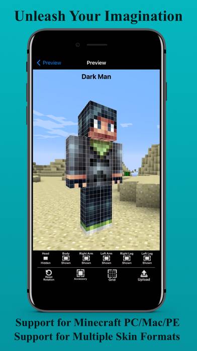 Skin Designer for Minecraft Captura de pantalla de la aplicación #1