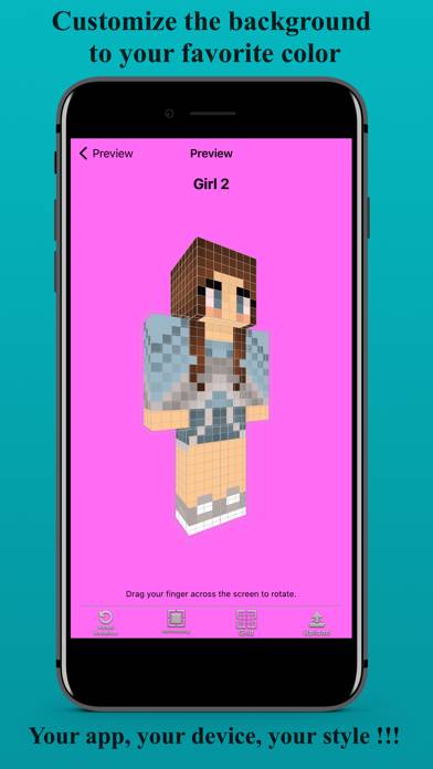 Skin Designer for Minecraft Captura de pantalla de la aplicación #5