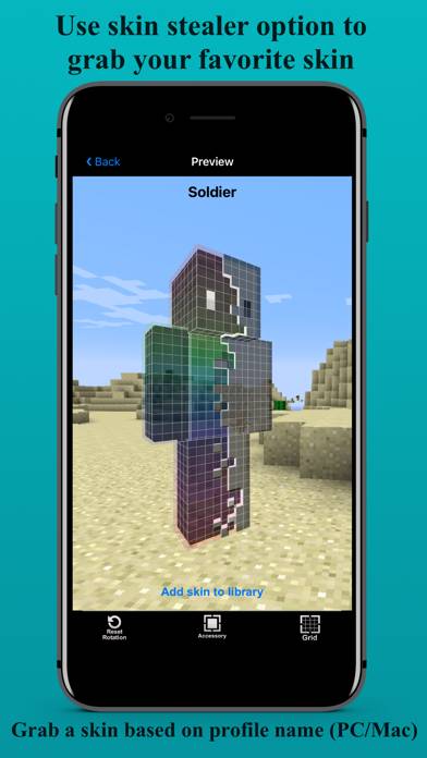 Skin Designer for Minecraft Captura de pantalla de la aplicación #6