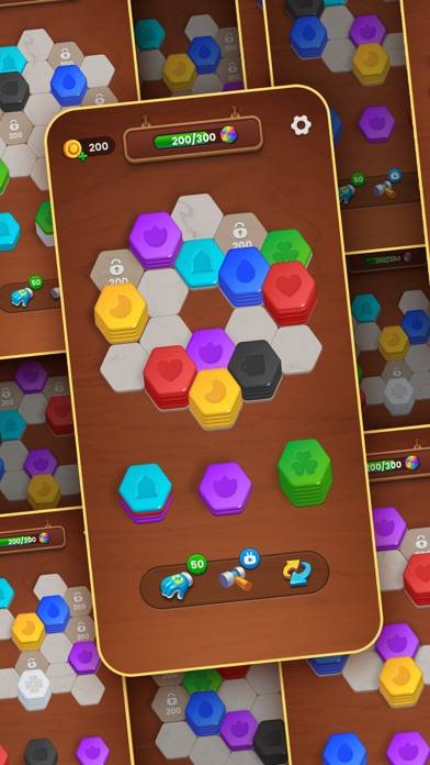 Dream Hex: Match de Couleur 3D capture d'écran du jeu