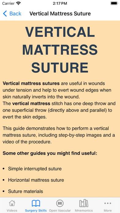 Surgical Suture Easy Mastery App-Screenshot