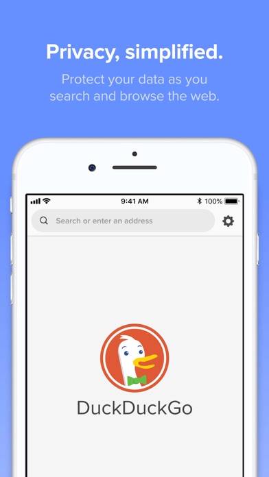 DuckDuckGo Private Browser Captura de pantalla de la aplicación #1