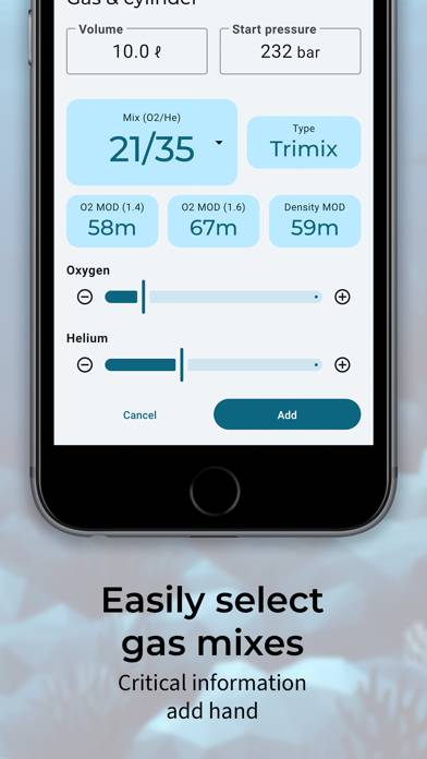 Abysner App-Screenshot