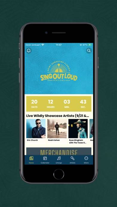 Sing Out Loud Festival App screenshot #2