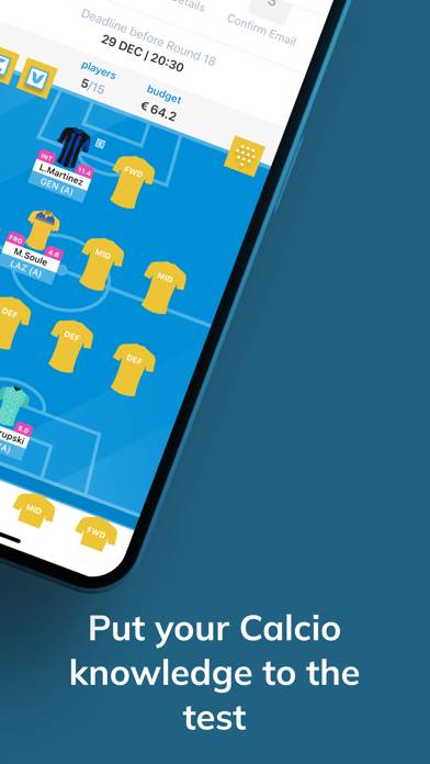 SerieA Fantasy Schermata dell'app