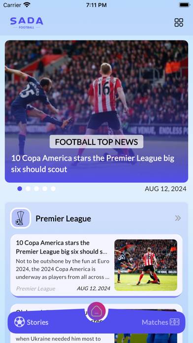 Sada Football App screenshot #2