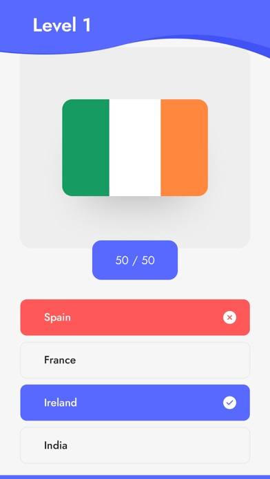Guess the Flag Country Quiz App skärmdump #1