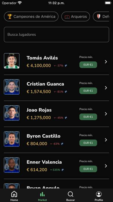 WIN Investments Captura de pantalla de la aplicación