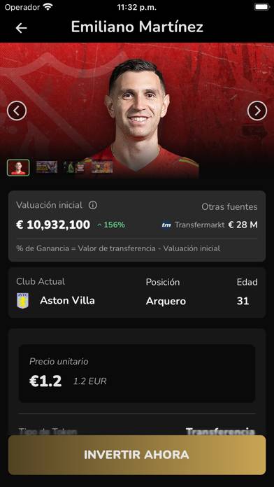 WIN Investments Captura de pantalla de la aplicación