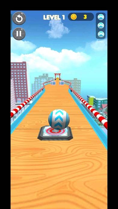 Sky Ball: 3D Rolling Game Bildschirmfoto