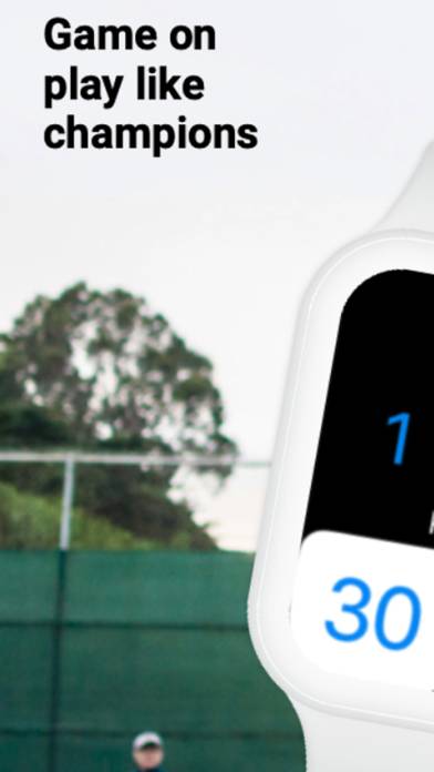 Tennis Score on Wrist