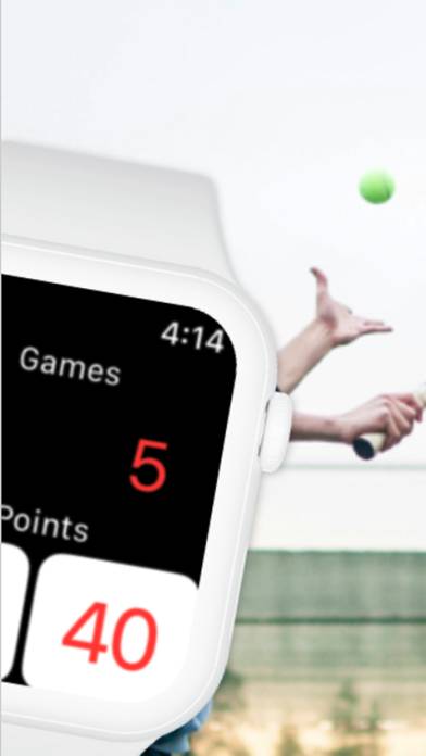 Tennis Score on Wrist Schermata dell'app