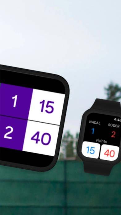 Tennis Score on Wrist Schermata dell'app