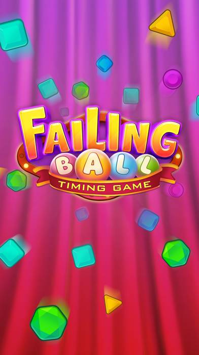 Falling ball: Timing game game screenshot