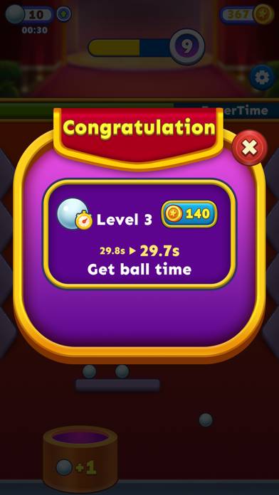 Falling ball: Timing game game screenshot