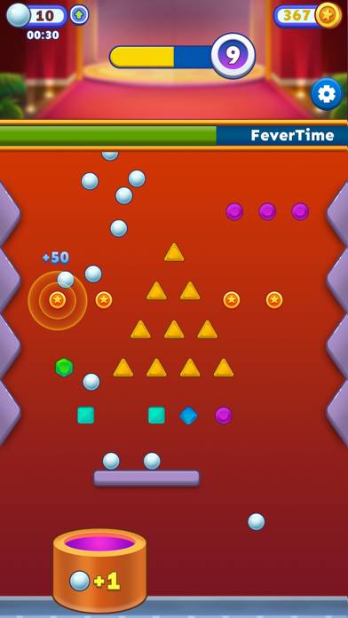 Falling ball: Timing game game screenshot