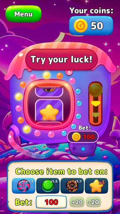 Caramel Bubbles game screenshot