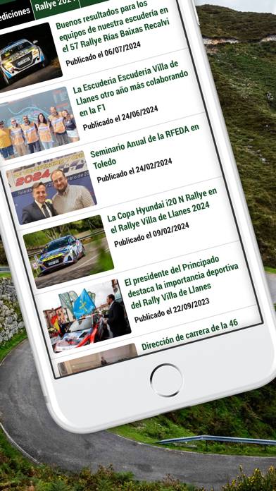 Rallye Villa de Llanes Captura de pantalla de la aplicación