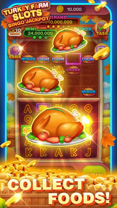 Turkey Farm Slots game screenshot