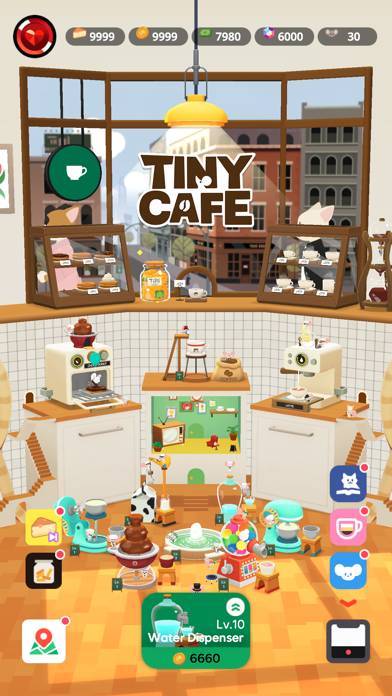 Tiny Cafe capture d'écran du jeu