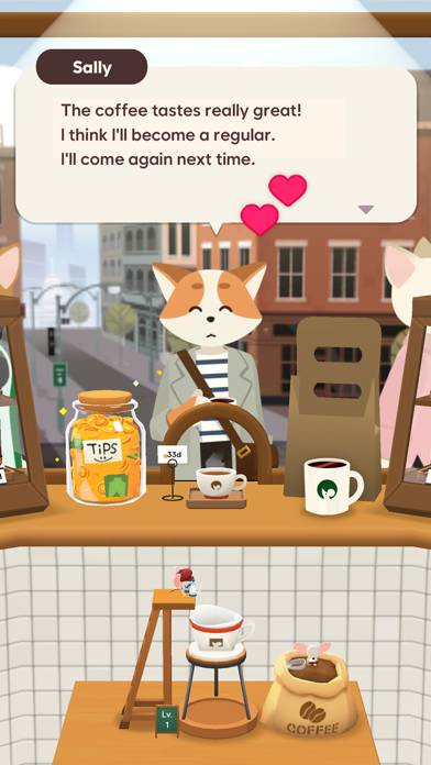 Tiny Cafe captura de pantalla del juego