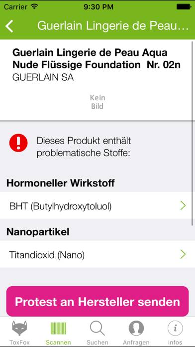 ToxFox – Der Produktcheck App-Screenshot #2